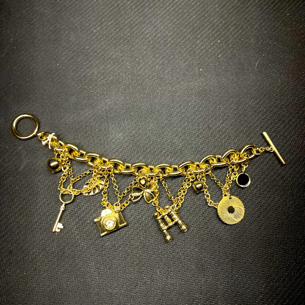 Charm Bracelet Photography Gold